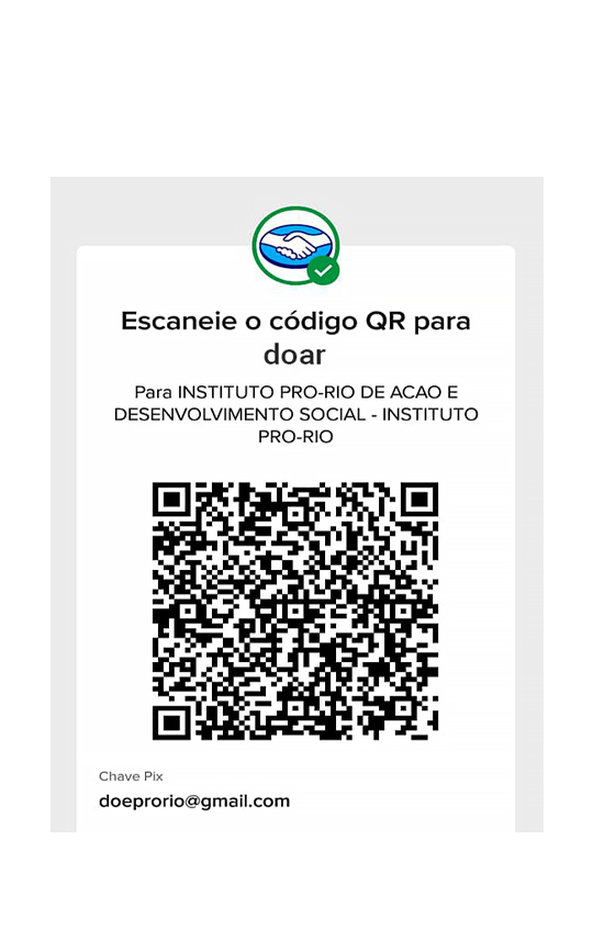 Escaneie o QR CODE ao lado e faça sua <span>Contribuição</span> 